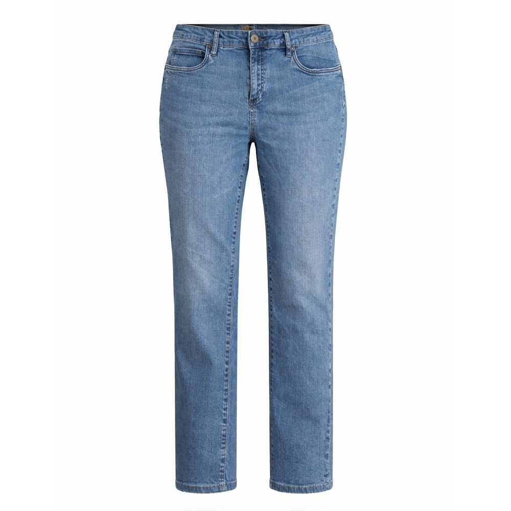 KUT from the Kloth Katy Boyfriend Jeans Womens 14 Blue Medium Wash Distressed